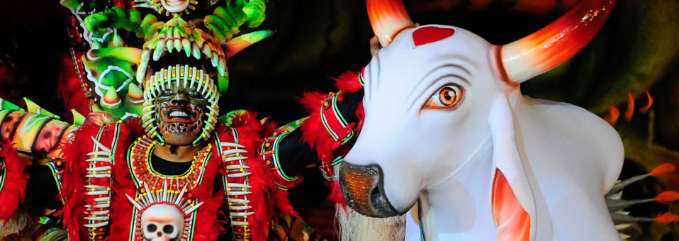 Seeing red at the Boi Bumba festival in Brazil