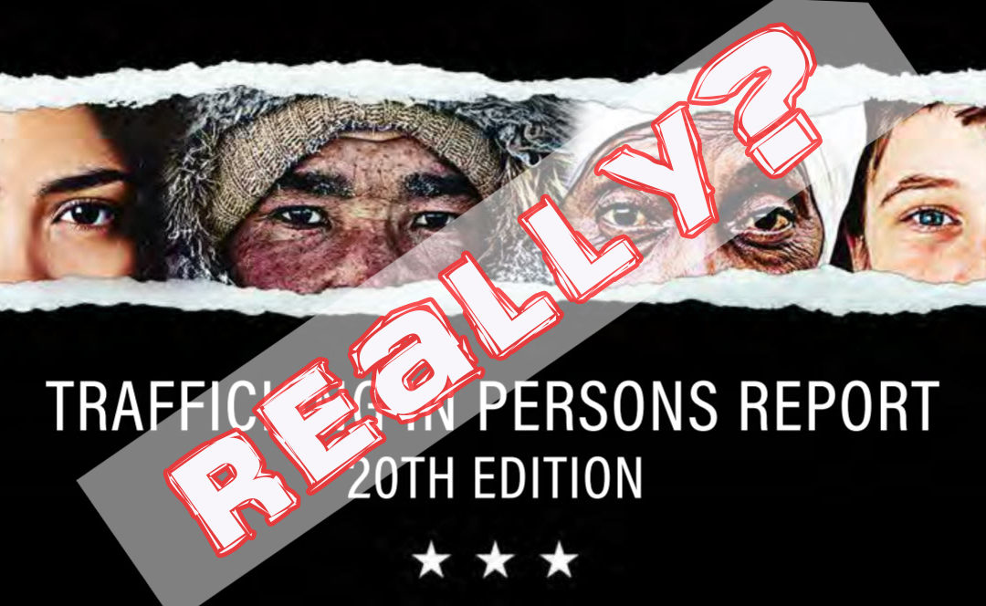 Alternate reality of the TIP Report 2020 released by the US Government