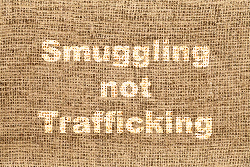 Smuggling is not the same as trafficking