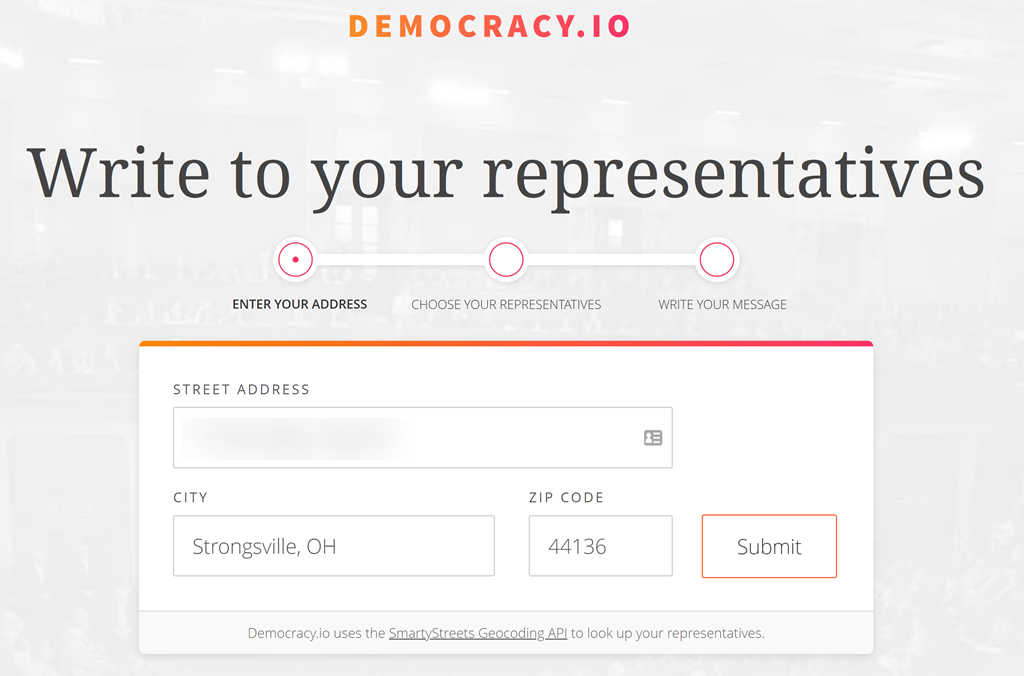 Want your voice heard in the Congress of the United States?
